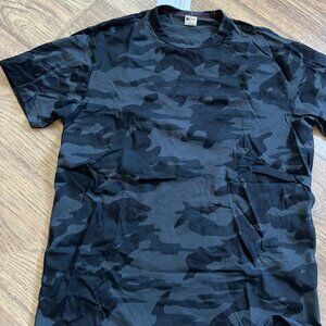 Men's Champion x Todd Snyder Camouflage Shirt New with Tags Black Gray Size Med